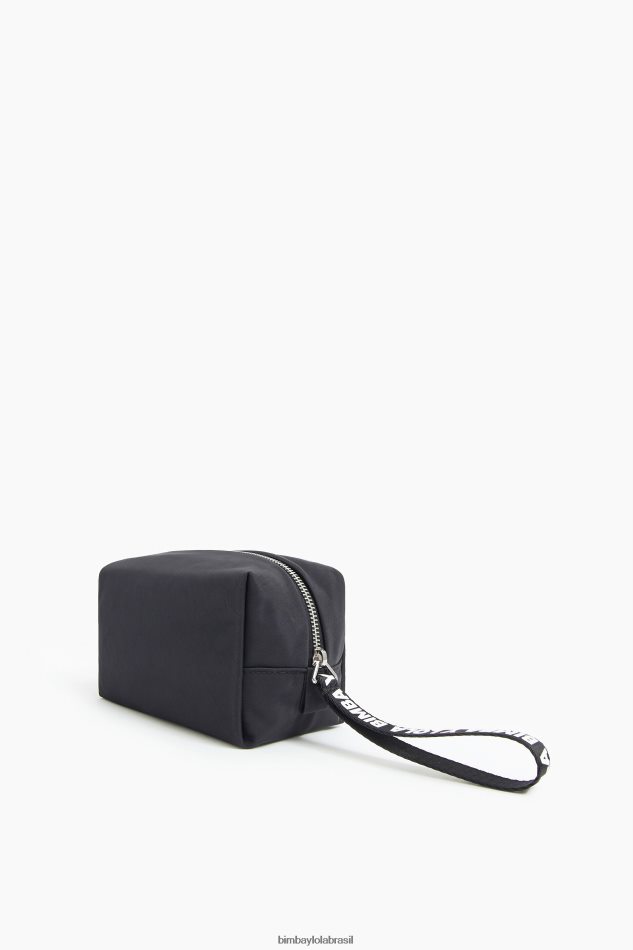 acessórios Bimba Y Lola caso de maquiagem de nylon preto P28JFH1134