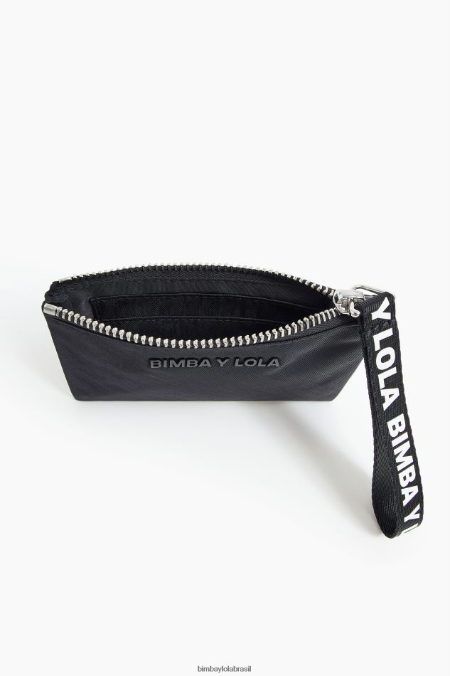 acessórios Bimba Y Lola porta-moedas retangular preto P28JFH1136