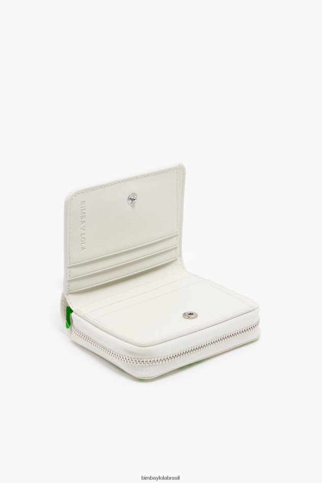 acessórios Bimba Y Lola bolsa aba com estampa de crocodilo branco P28JFH1043