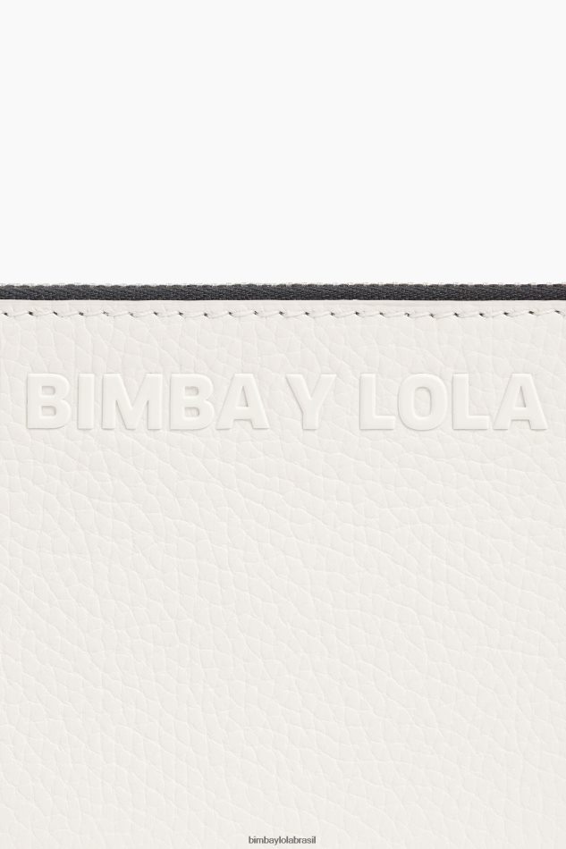 acessórios Bimba Y Lola bolsa de moedas de couro branco P28JFH995