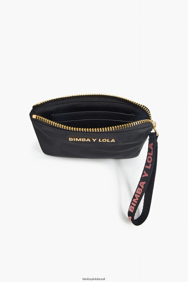 acessórios Bimba Y Lola bolsa de moedas de náilon preto P28JFH1019