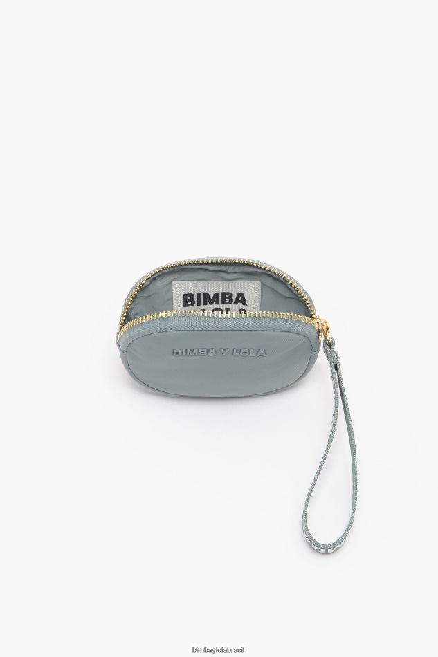 acessórios Bimba Y Lola bolsa de moedas oval de náilon água-marinha P28JFH976