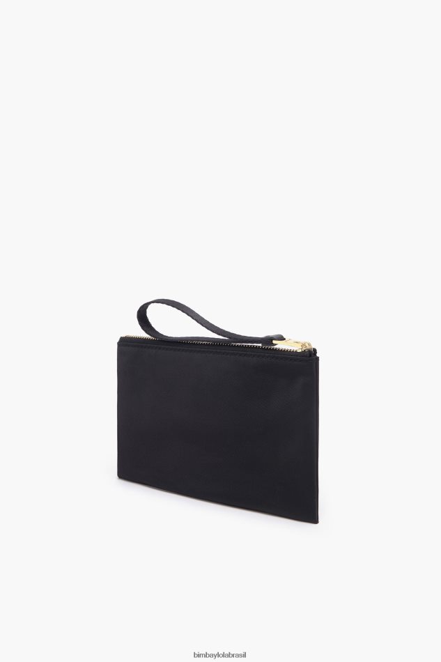 acessórios Bimba Y Lola bolsa dupla de náilon preto P28JFH1028