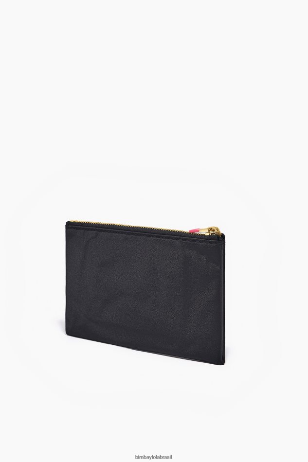 acessórios Bimba Y Lola bolsa dupla de náilon preto P28JFH1055