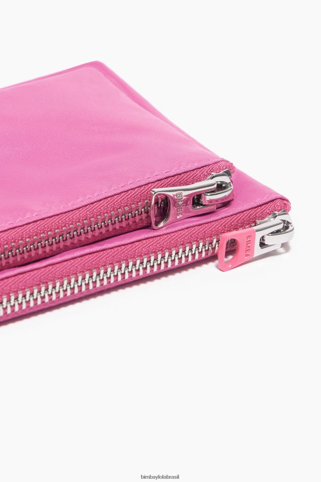 acessórios Bimba Y Lola bolsa dupla de náilon rosa P28JFH1056