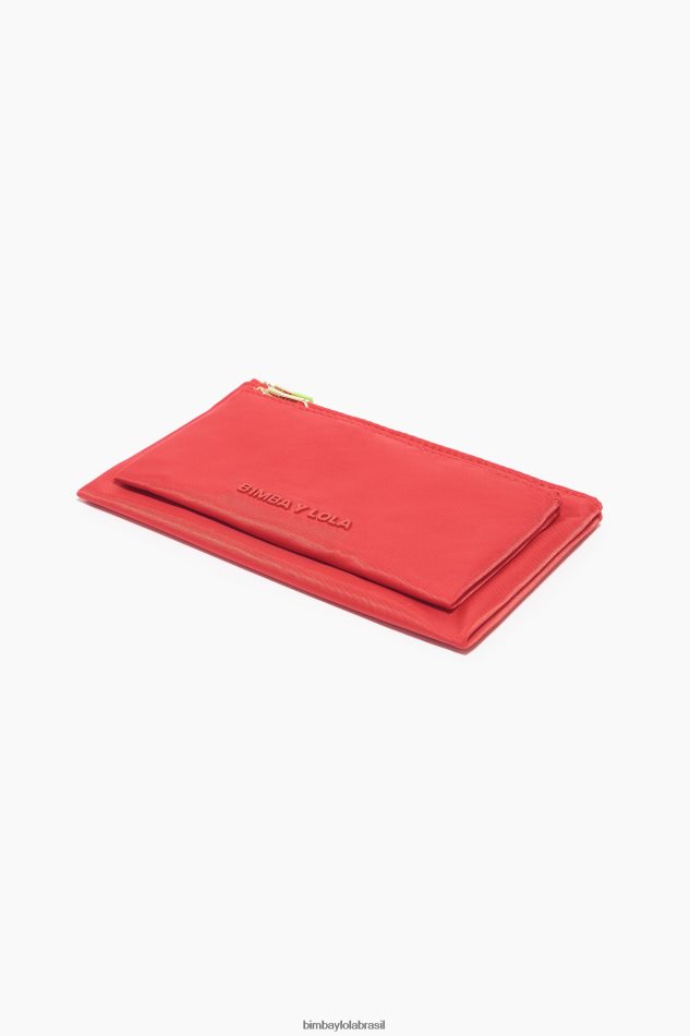 acessórios Bimba Y Lola bolsa dupla de náilon vermelho P28JFH1054