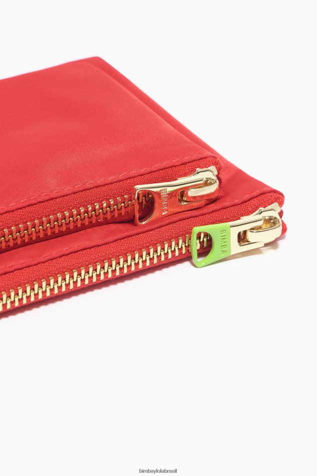 acessórios Bimba Y Lola bolsa dupla de náilon vermelho P28JFH1054