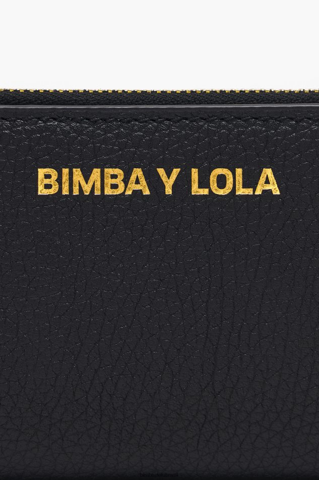 acessórios Bimba Y Lola bolsa retangular de couro preto P28JFH989