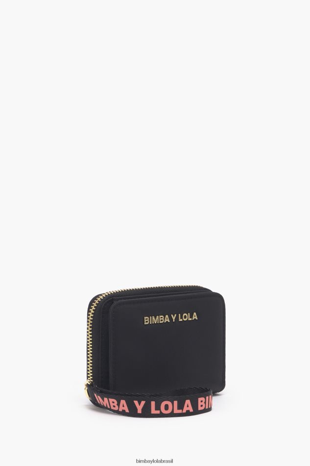 acessórios Bimba Y Lola bolsa retangular de náilon preto P28JFH1022