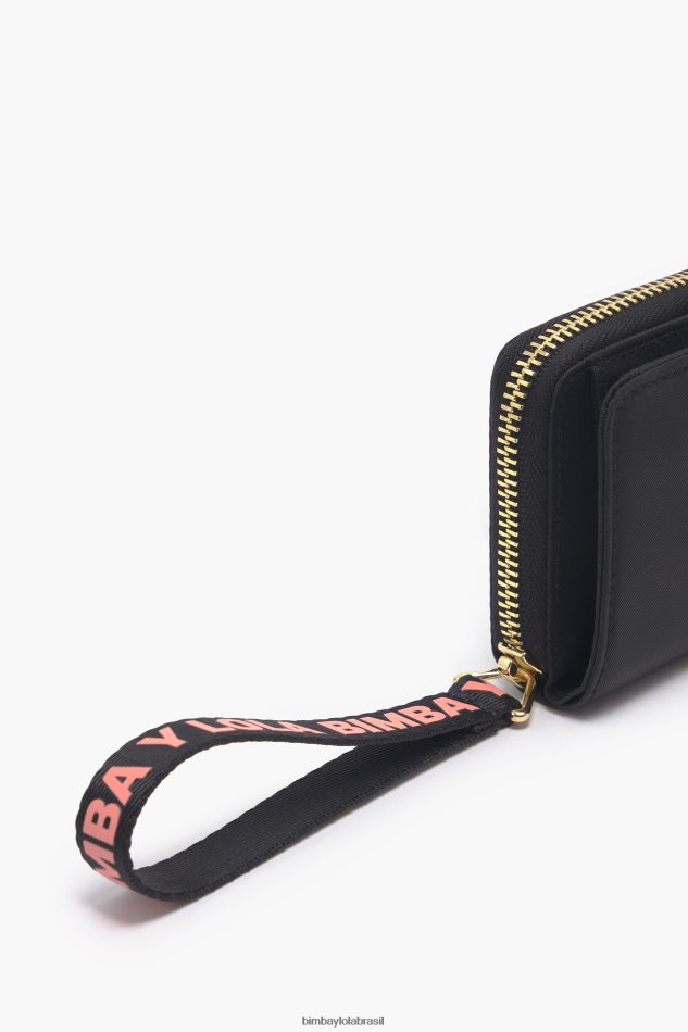 acessórios Bimba Y Lola bolsa retangular de náilon preto P28JFH1022
