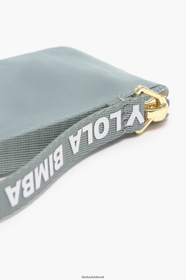 acessórios Bimba Y Lola porta-moedas retangular de náilon água-marinha P28JFH983