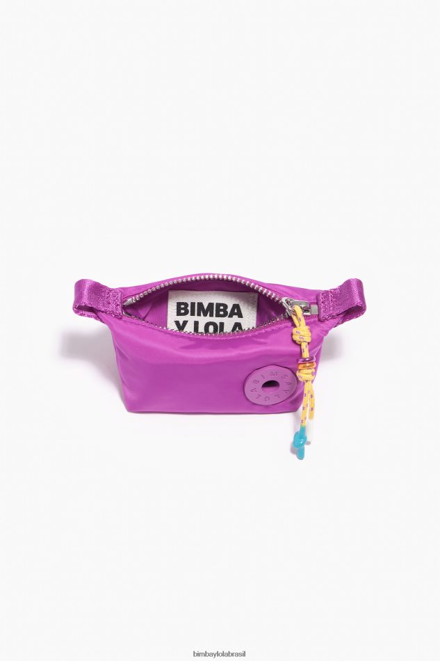 acessórios Bimba Y Lola porta-moedas trapézio rosa P28JFH1052