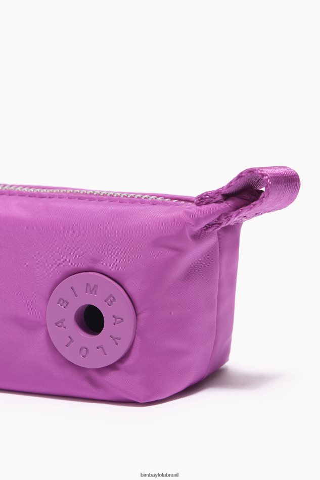 acessórios Bimba Y Lola porta-moedas trapézio rosa P28JFH1052