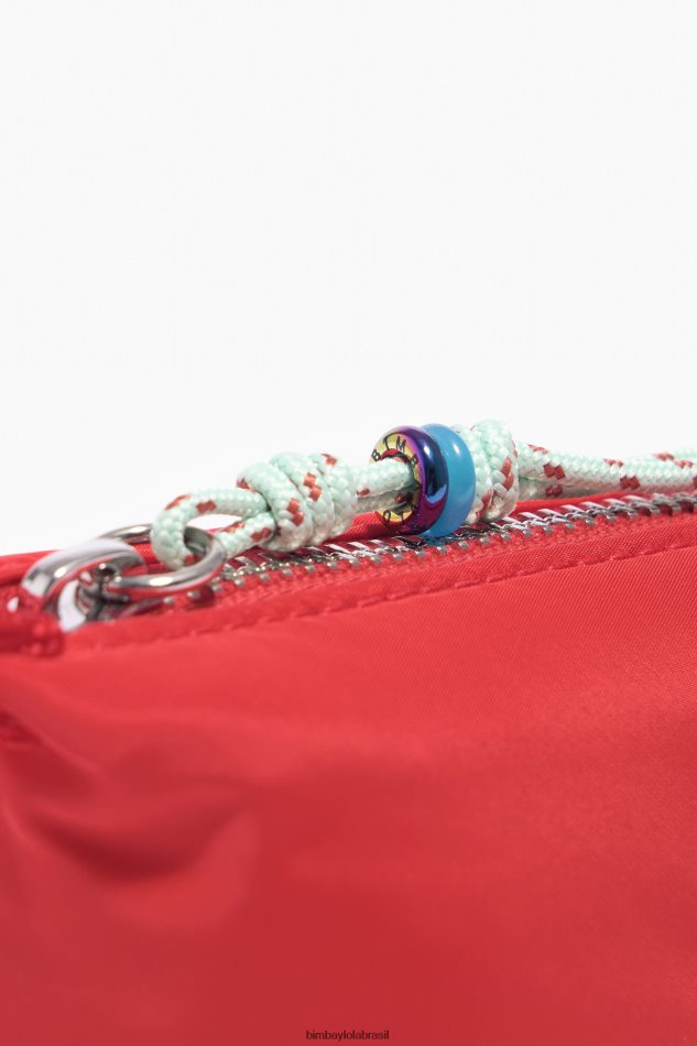 acessórios Bimba Y Lola porta-moedas trapézio vermelho P28JFH1053