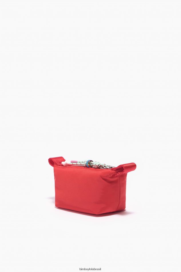acessórios Bimba Y Lola porta-moedas trapézio vermelho P28JFH1053