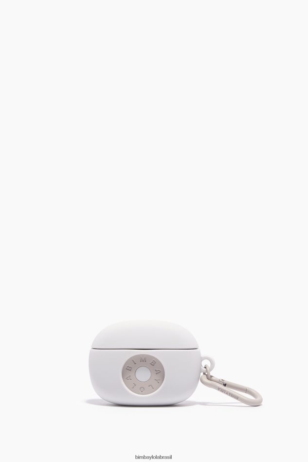 acessórios Bimba Y Lola estojo de silicone para airpods com logotipo taupe P28JFH938
