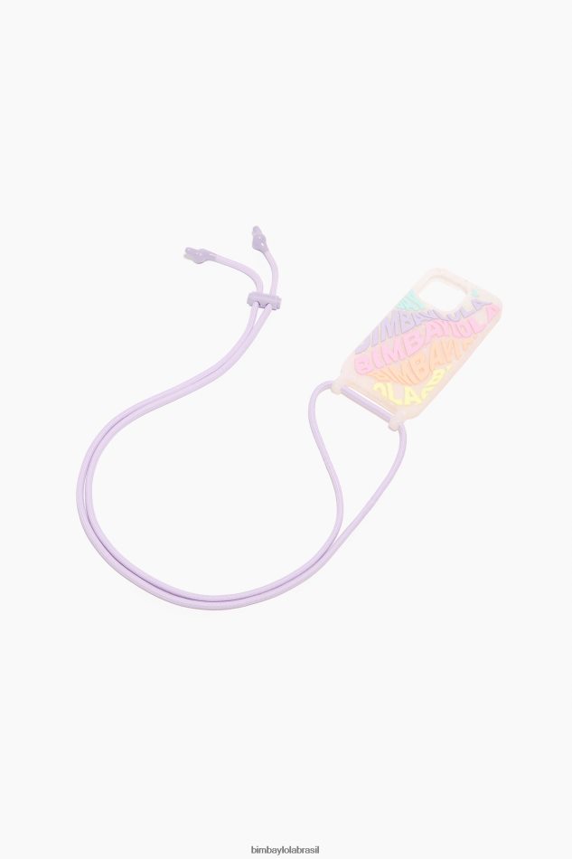 acessórios Bimba Y Lola capa transparente para iphone 12 pro logo multicolorido P28JFH906