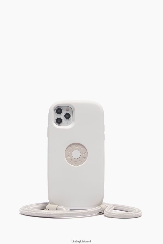 acessórios Bimba Y Lola caso iphone 11 pro max logotipo taupe P28JFH915