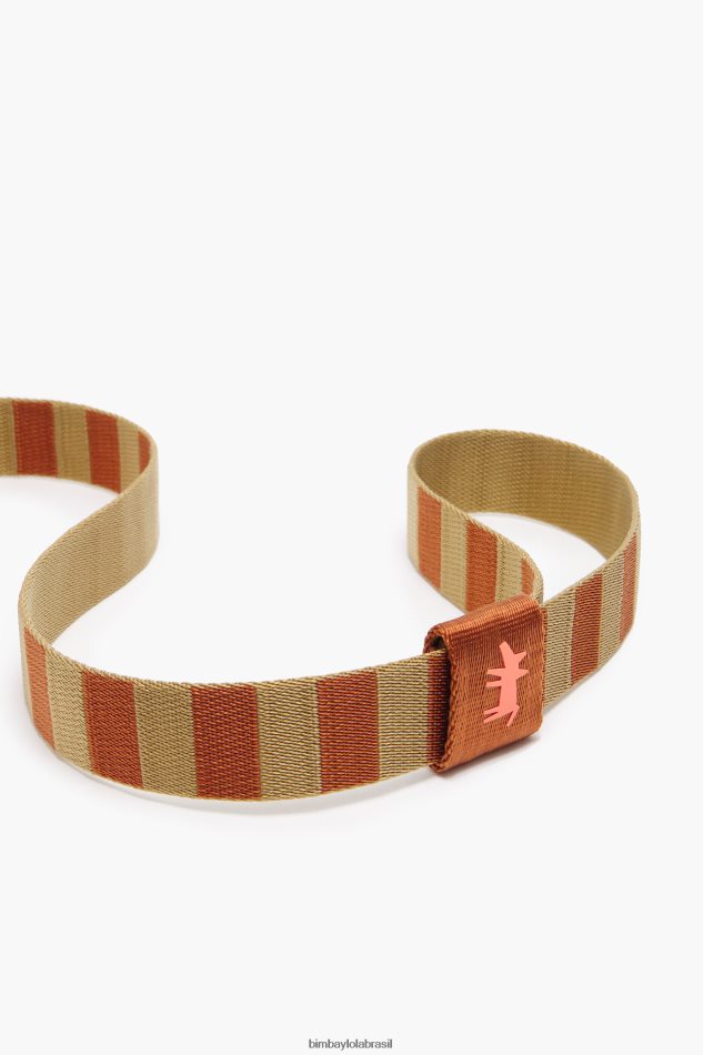 acessórios Bimba Y Lola coleira de animal de estimação logotipo cáqui P28JFH975