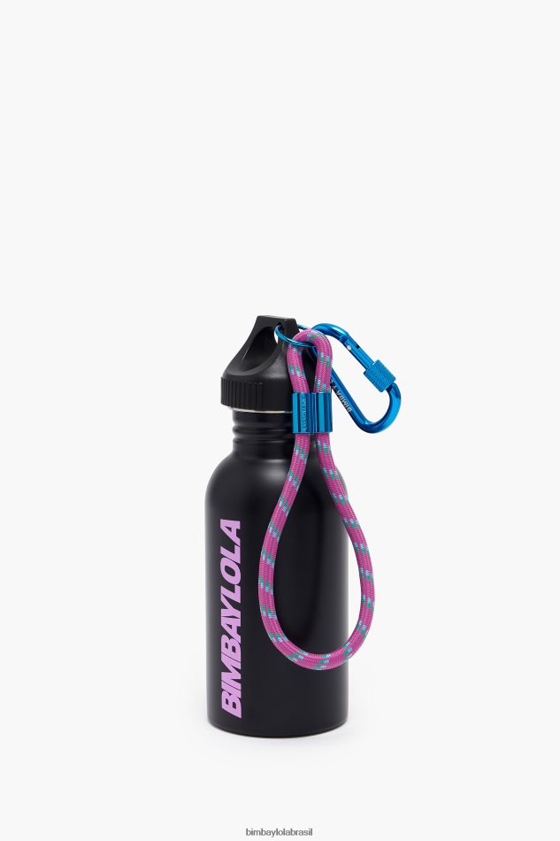 acessórios Bimba Y Lola garrafa de aço inoxidável logotipo preto P28JFH897