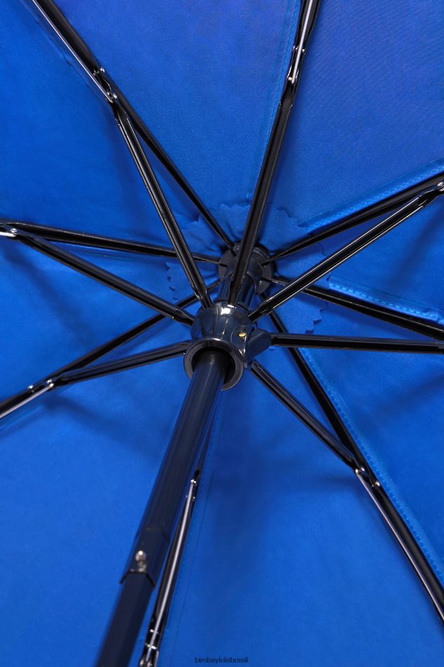 acessórios Bimba Y Lola guarda-chuva do logotipo distorb azul P28JFH963