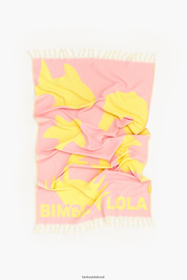 acessórios Bimba Y Lola toalha jacquard rosa P28JFH890