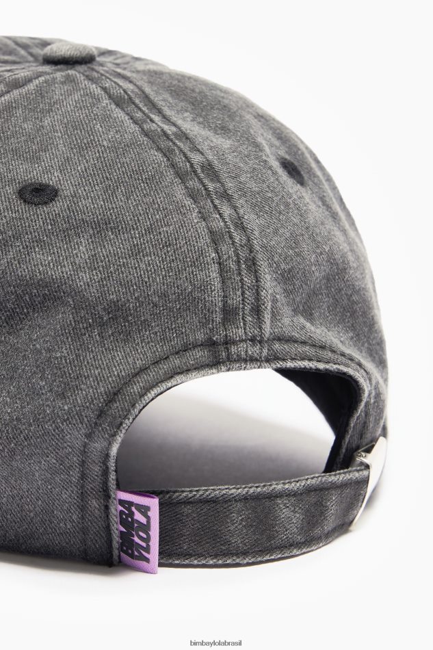 acessórios Bimba Y Lola gorro de algodão preto P28JFH857
