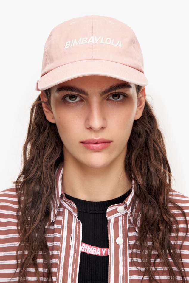 acessórios Bimba Y Lola gorro de algodão rosa P28JFH861