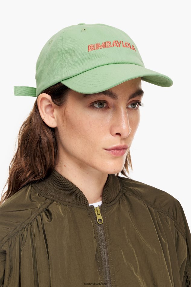 acessórios Bimba Y Lola gorro de algodão verde P28JFH859