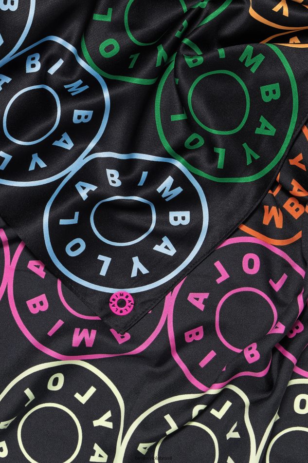 acessórios Bimba Y Lola cachecol logotipos preto P28JFH626