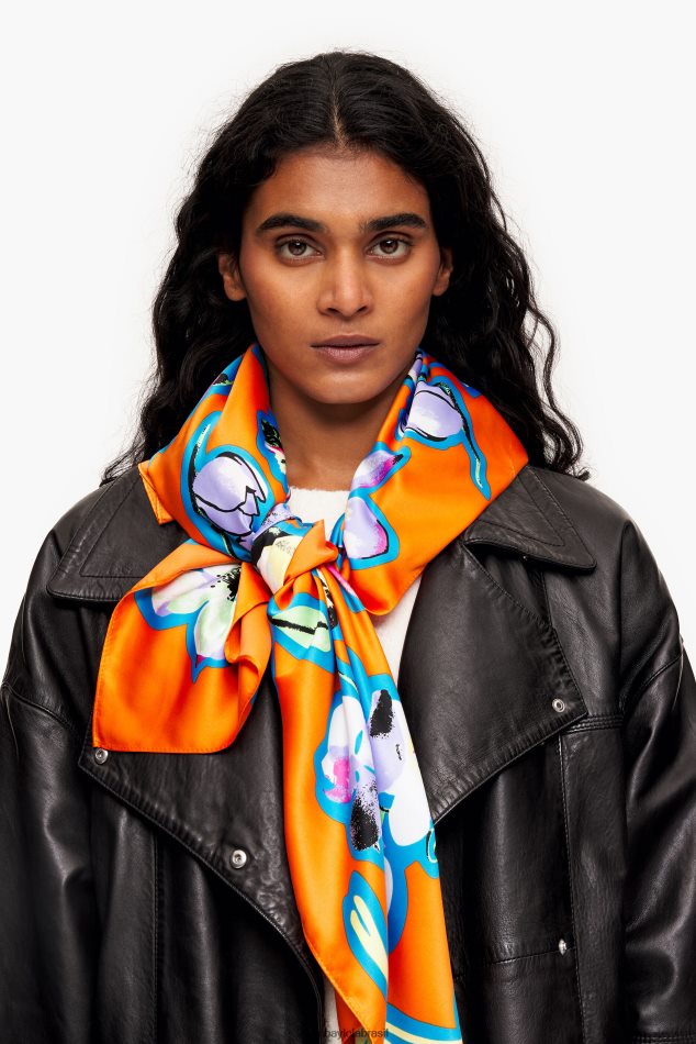 acessórios Bimba Y Lola lenço floral laranja P28JFH602