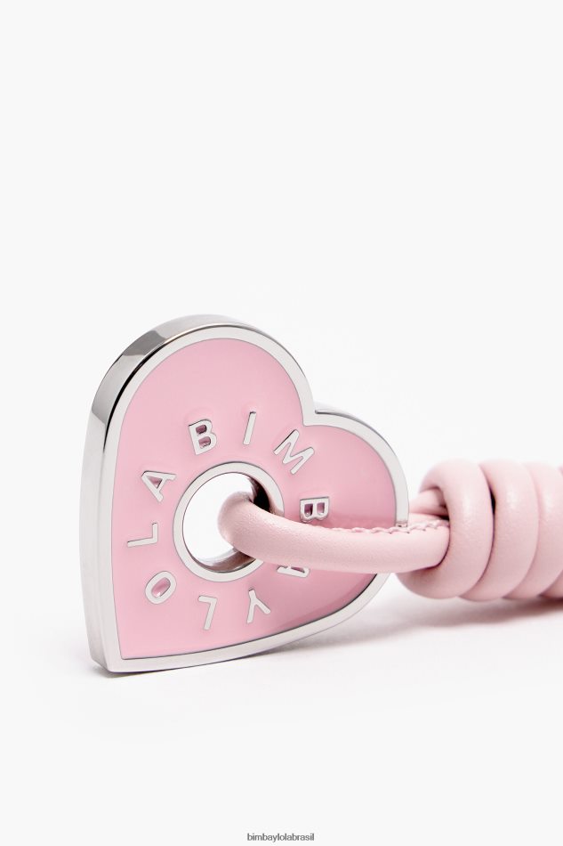 acessórios Bimba Y Lola chaveiro de coração rosa P28JFH956