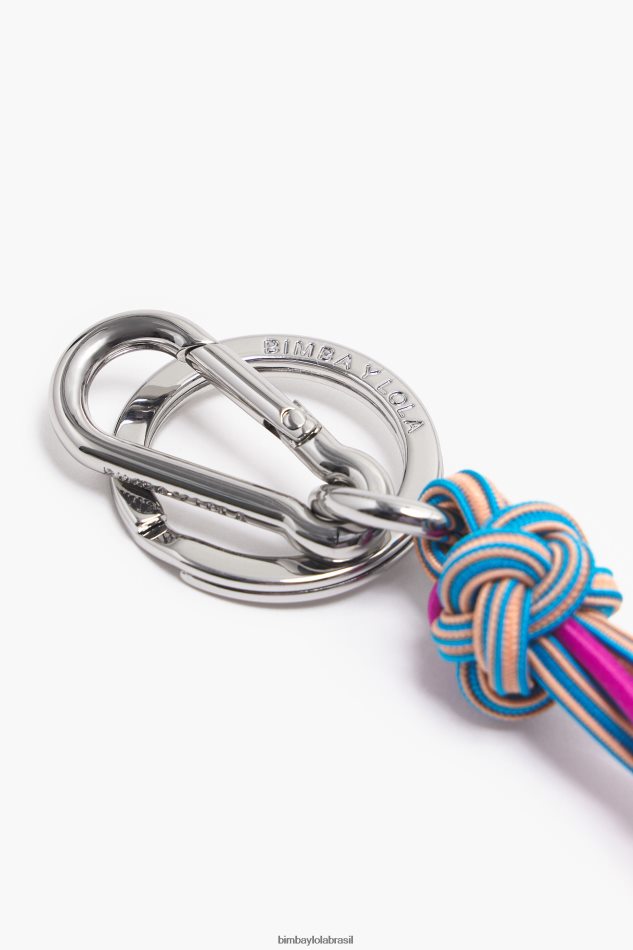 acessórios Bimba Y Lola chaveiro de dados azul e rosa P28JFH944