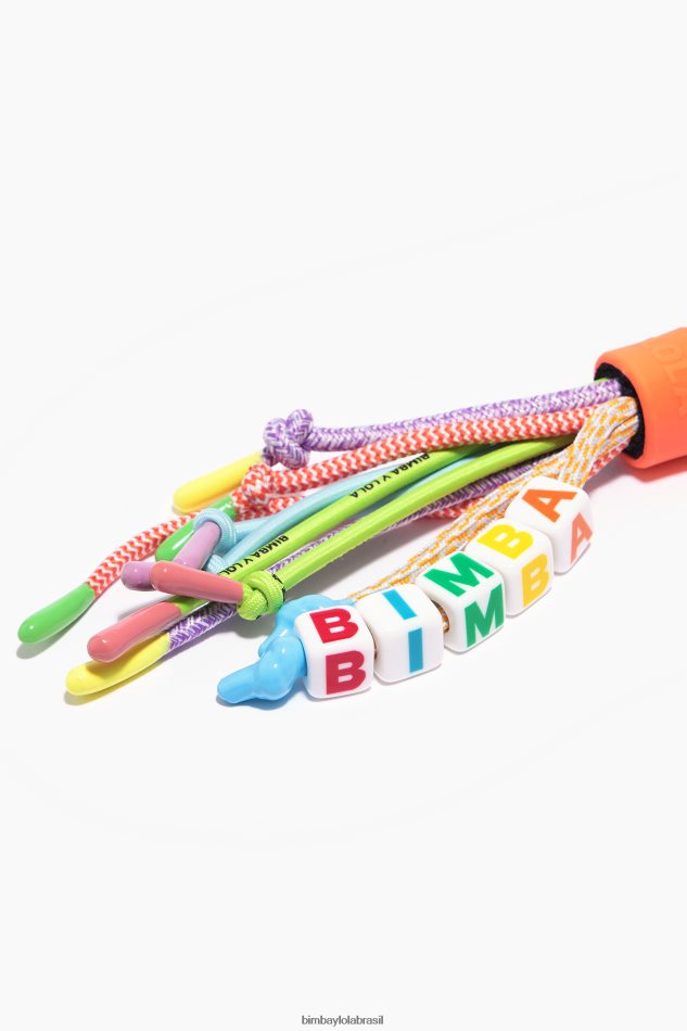 acessórios Bimba Y Lola chaveiro de dados coral P28JFH943