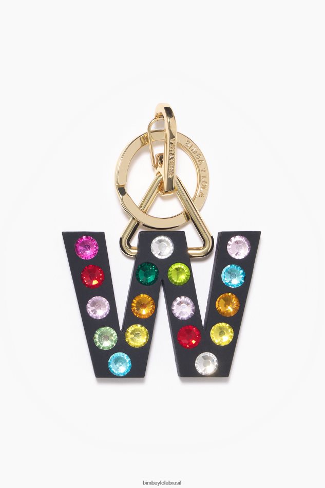 acessórios Bimba Y Lola chaveiro de silicone com letras c P28JFH1193