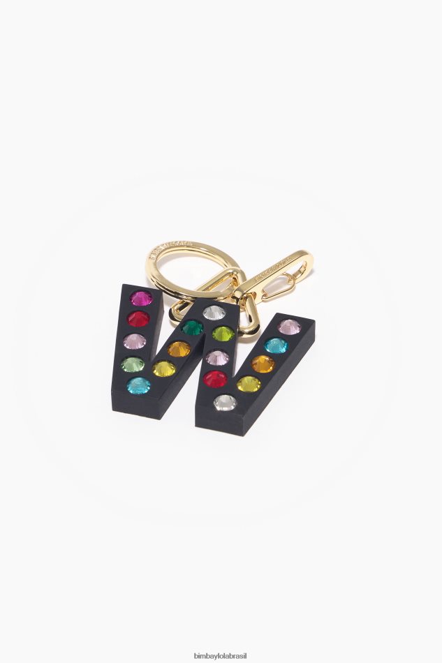 acessórios Bimba Y Lola chaveiro de silicone com letras c P28JFH1193