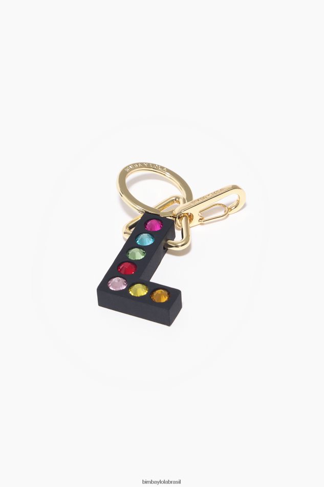 acessórios Bimba Y Lola chaveiro de silicone com letras eu P28JFH1182