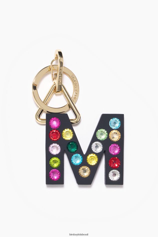 acessórios Bimba Y Lola chaveiro de silicone com letras m P28JFH1183