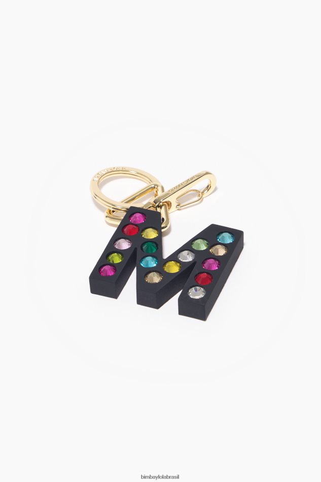 acessórios Bimba Y Lola chaveiro de silicone com letras m P28JFH1183