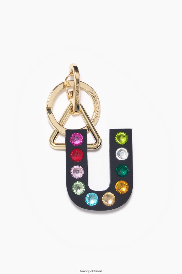 acessórios Bimba Y Lola chaveiro de silicone com letras você P28JFH1191