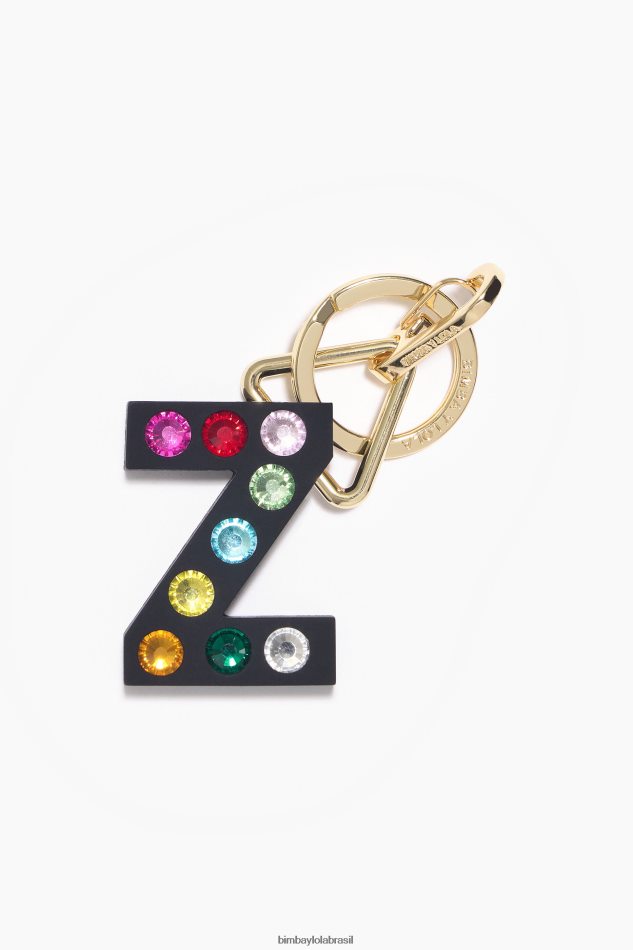 acessórios Bimba Y Lola chaveiro de silicone com letras z P28JFH1196
