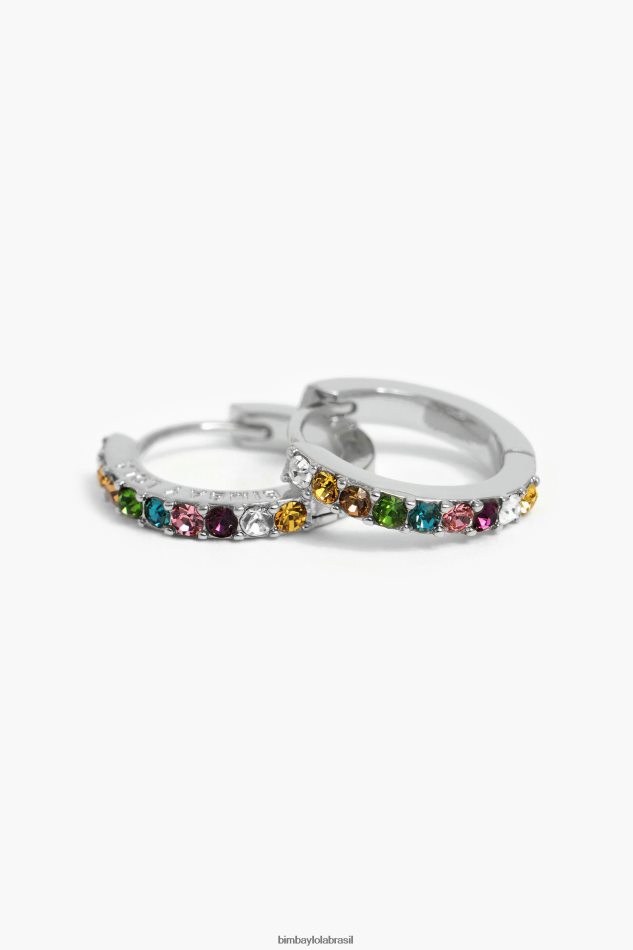 acessórios Bimba Y Lola brincos de argola prata P28JFH721