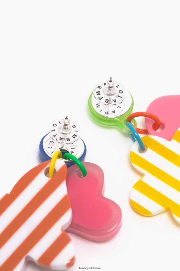 acessórios Bimba Y Lola brincos pendentes multicolorido P28JFH1138