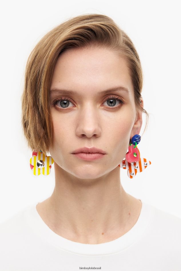 acessórios Bimba Y Lola brincos pendentes multicolorido P28JFH808