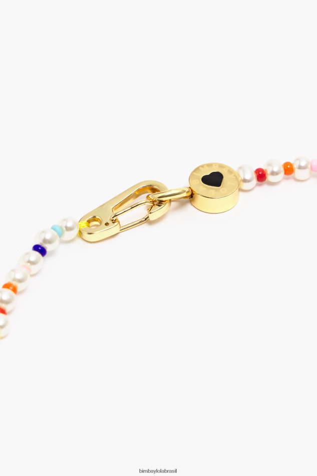 acessórios Bimba Y Lola colar de pérolas multicolorido P28JFH775
