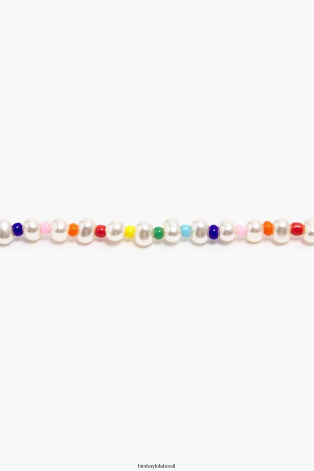 acessórios Bimba Y Lola colar de pérolas multicolorido P28JFH775