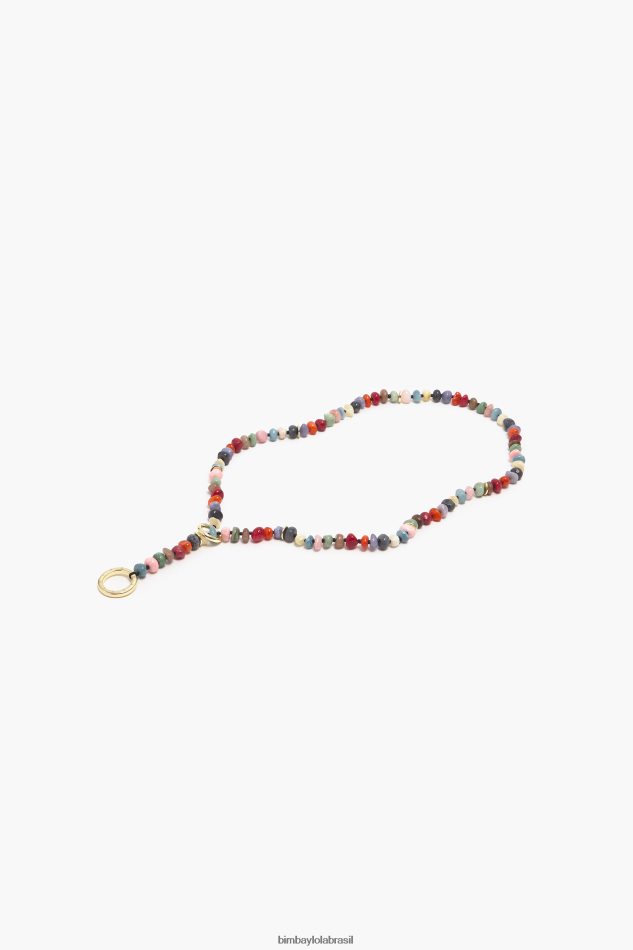 acessórios Bimba Y Lola colar de pedras longas multicolorido P28JFH823