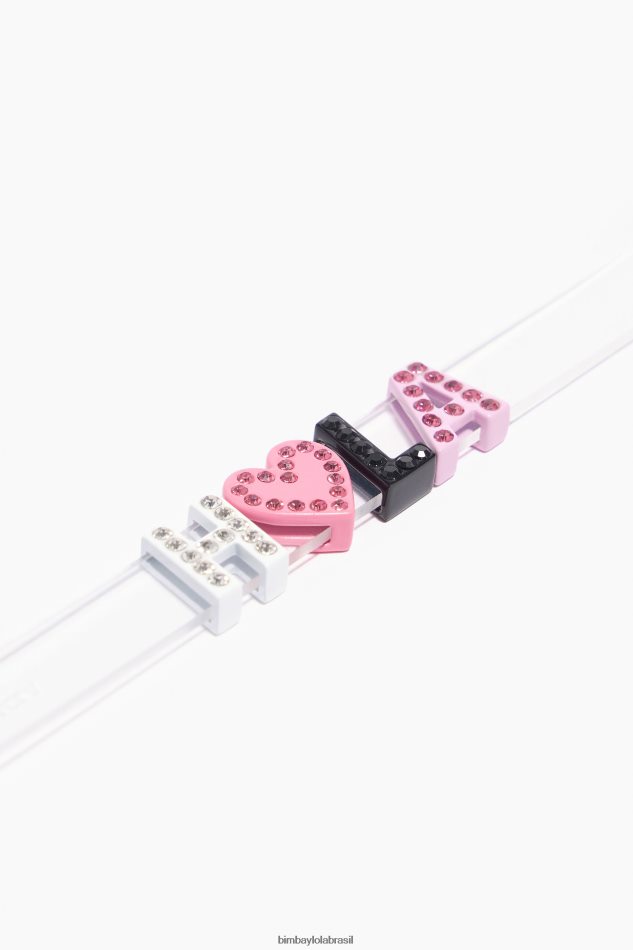 acessórios Bimba Y Lola letra um charme de metal rosa P28JFH724