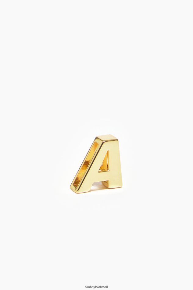 acessórios Bimba Y Lola letra um charme metal dourado P28JFH1147