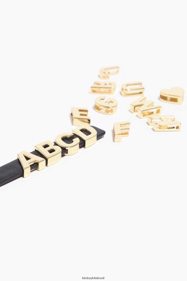 acessórios Bimba Y Lola letra um charme metal dourado P28JFH1147